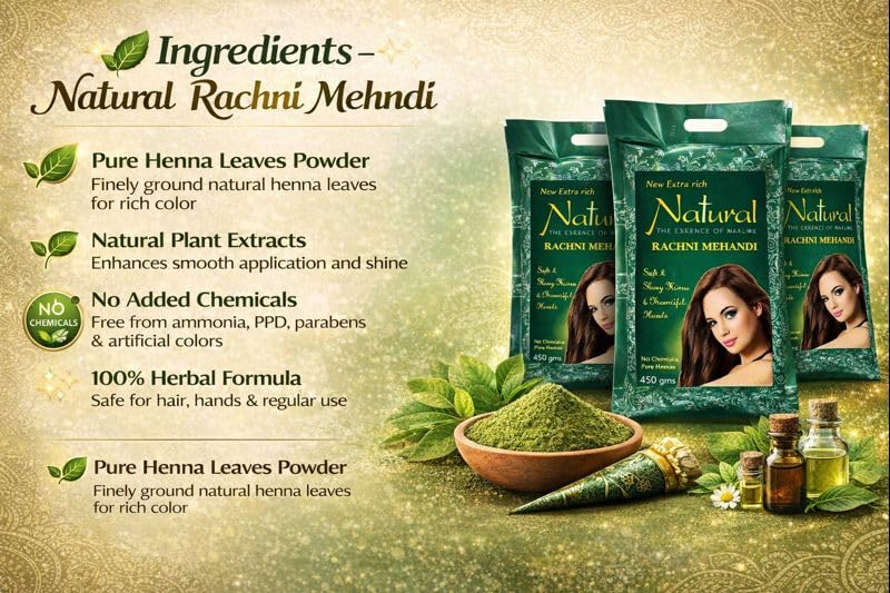 Nature Rachni Mehendi For Hair And Hands