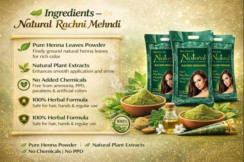 Nature Rachni Mehendi For Hair And Hands