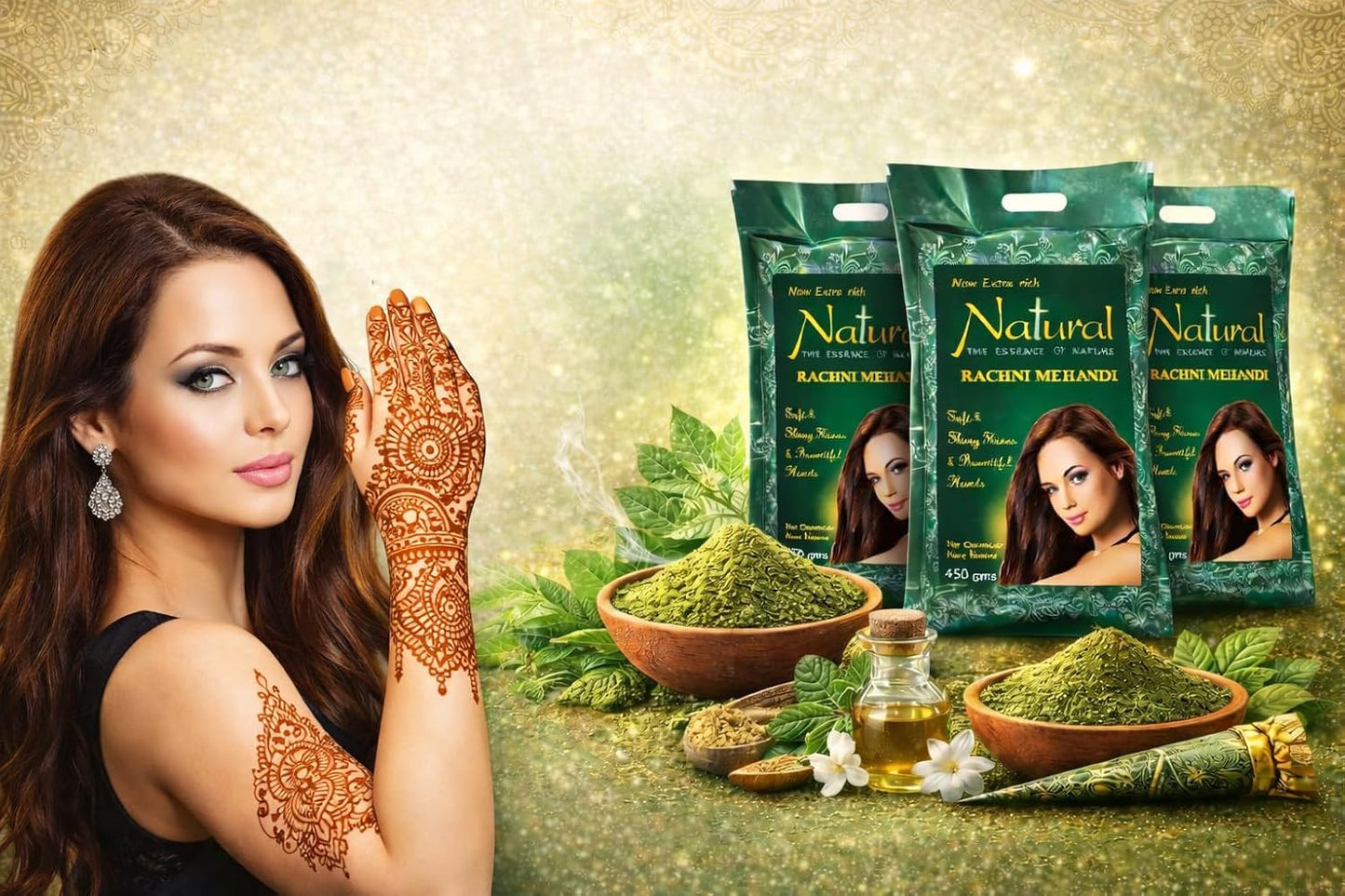 Nature Rachni Mehendi For Hair And Hands
