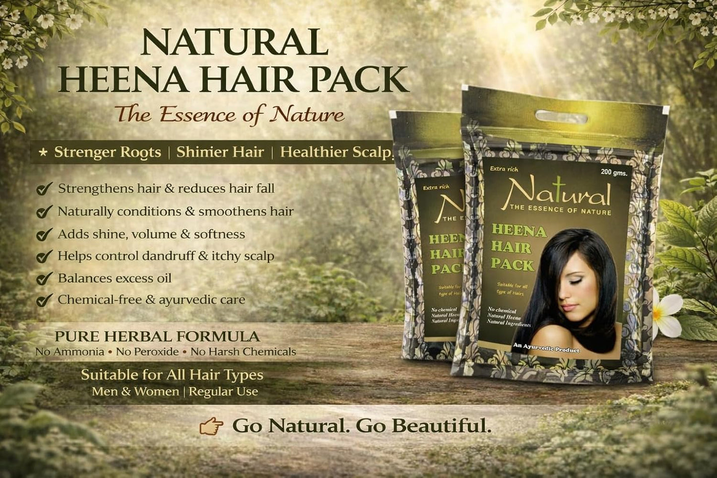 Natural Heena Hair Pack