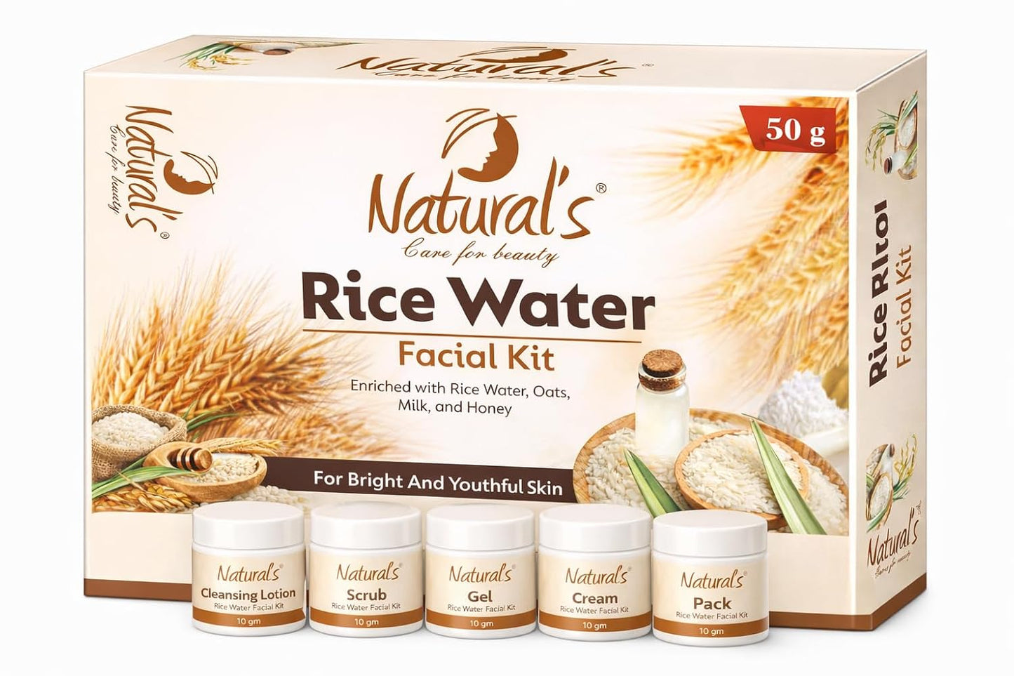 Rice Facial Kit With Rice Water