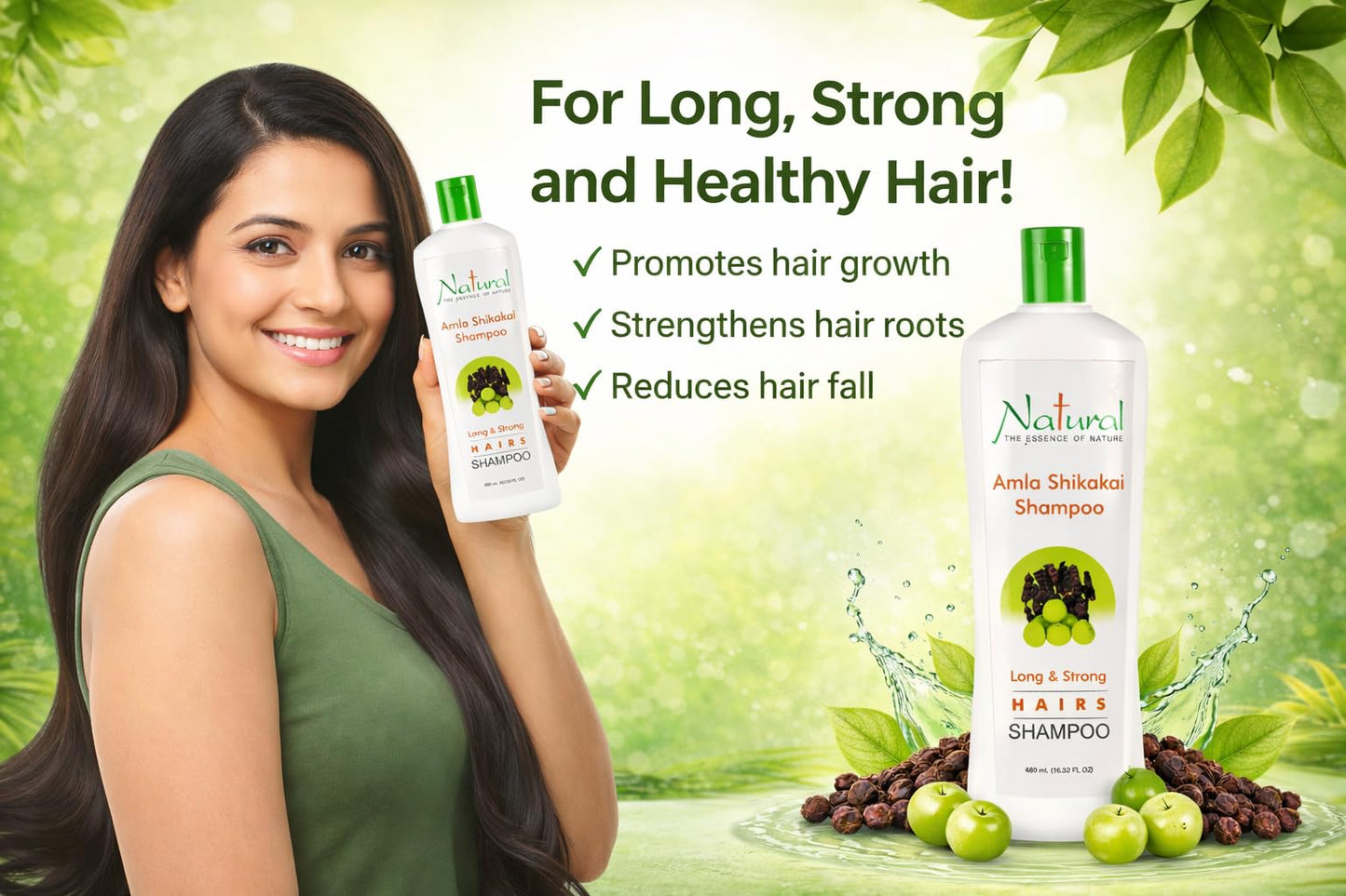Nature Amla Shikakai Shampoo