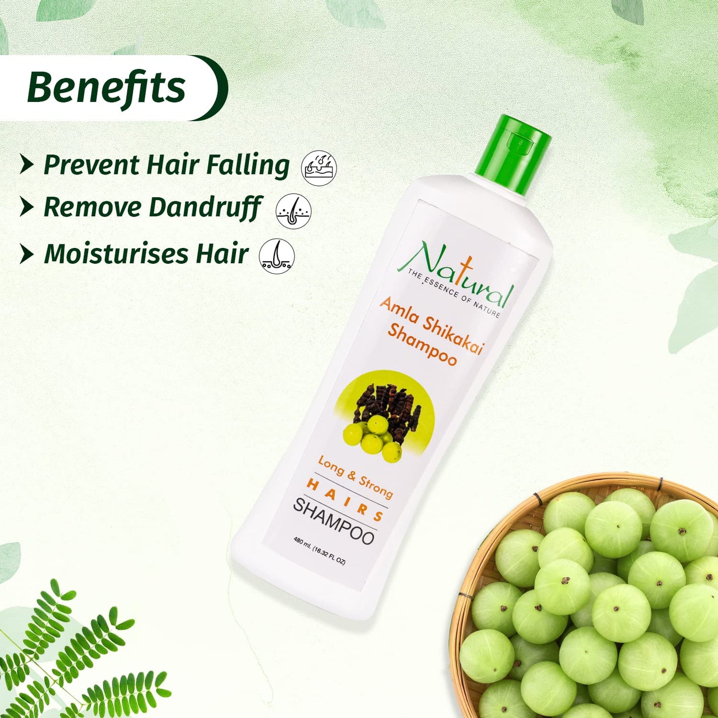 Nature Amla Shikakai Shampoo