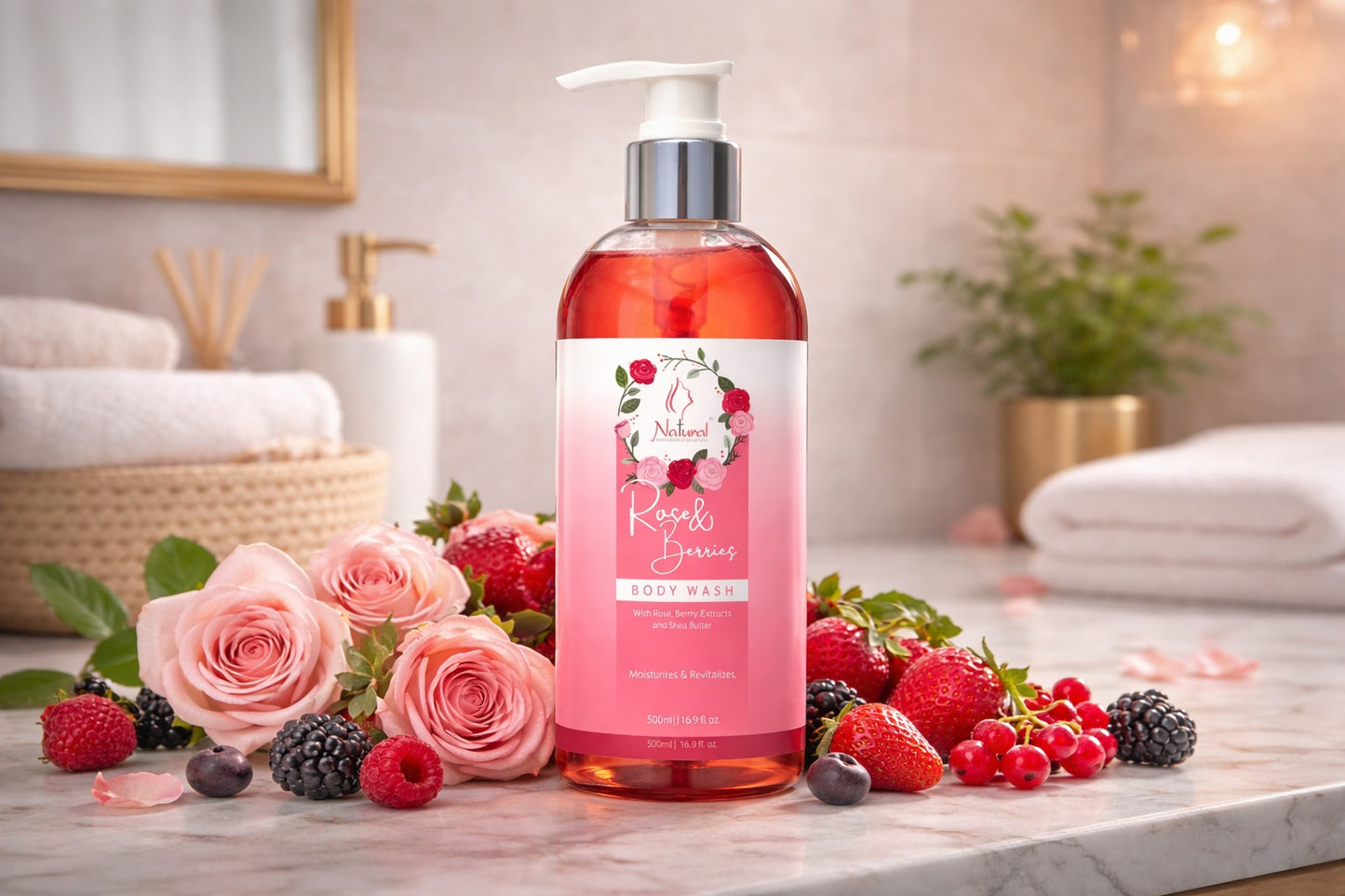 Rose & Berries Body Wash