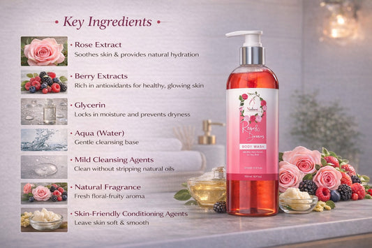 Rose & Berries Body Wash